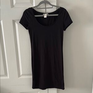 Chic Black Short Sleeve Dress